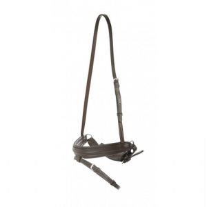 Collegiate Padded Crank Flash Noseband - F/S  - Brown