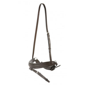 ColliegatePadded Crank Cavesson Noseband - XL - Black