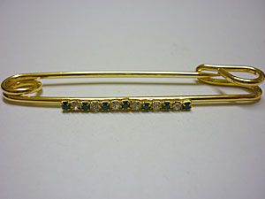 Stones Stock Pin - Silver (PELI2479)