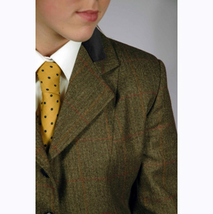 Angus Tweed Jacket - Velvet Collar and Trim - Maids