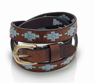 Inca Celeste Polo Belt