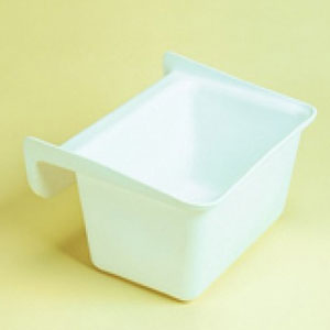 Moulded Hook-Over Manger - White (S5P)
